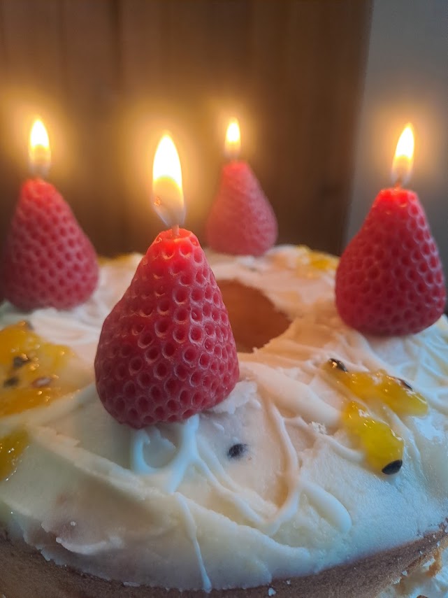 Strawberry Candles (five Pack)
