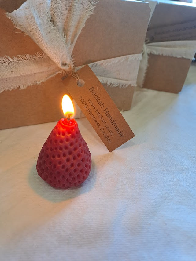Strawberry Candles (five Pack)