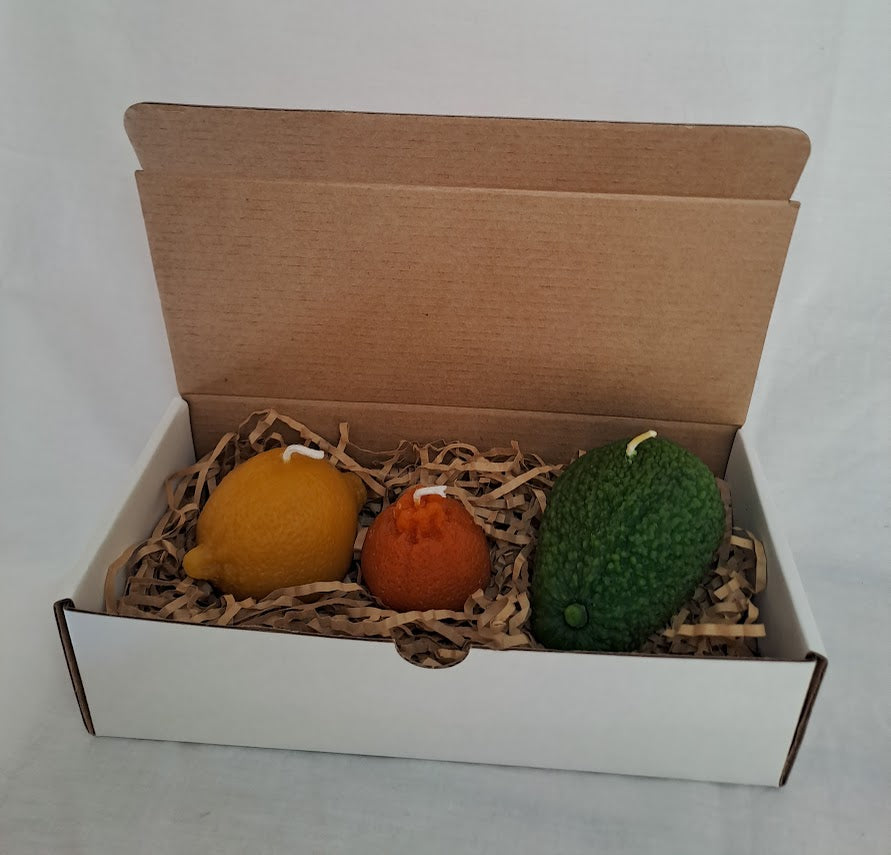 Fruit Gift Box  (Avocado, Lemon, Orange)