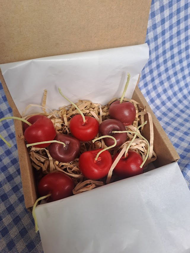 Cherry Candles (Seven Pack)