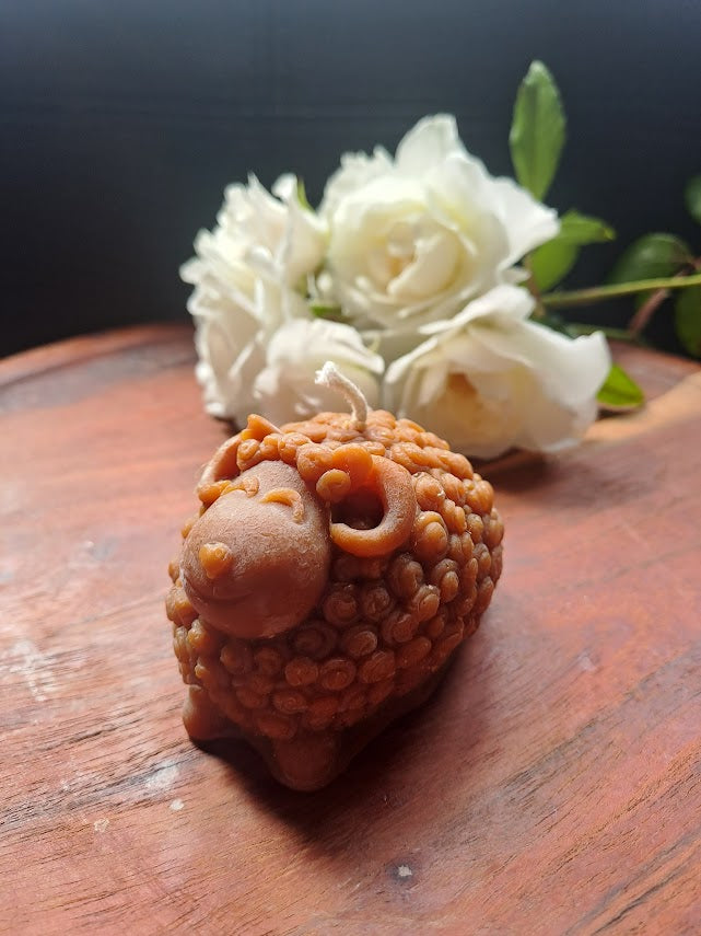 Beeswax Sheep Candle