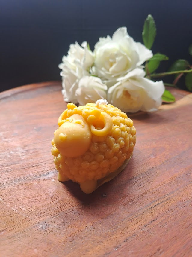 Beeswax Sheep Candle