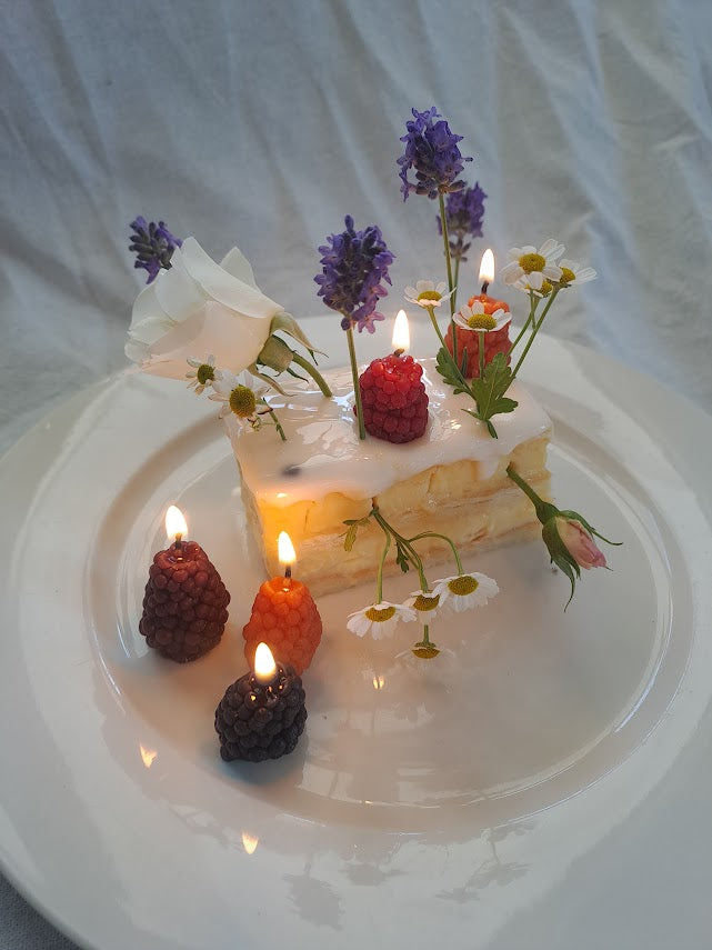 Autumn Beeswax Berry Candle Box
