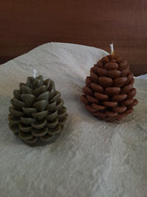 Load image into Gallery viewer, Forage Pinecones - Beeswax Candle Collection
