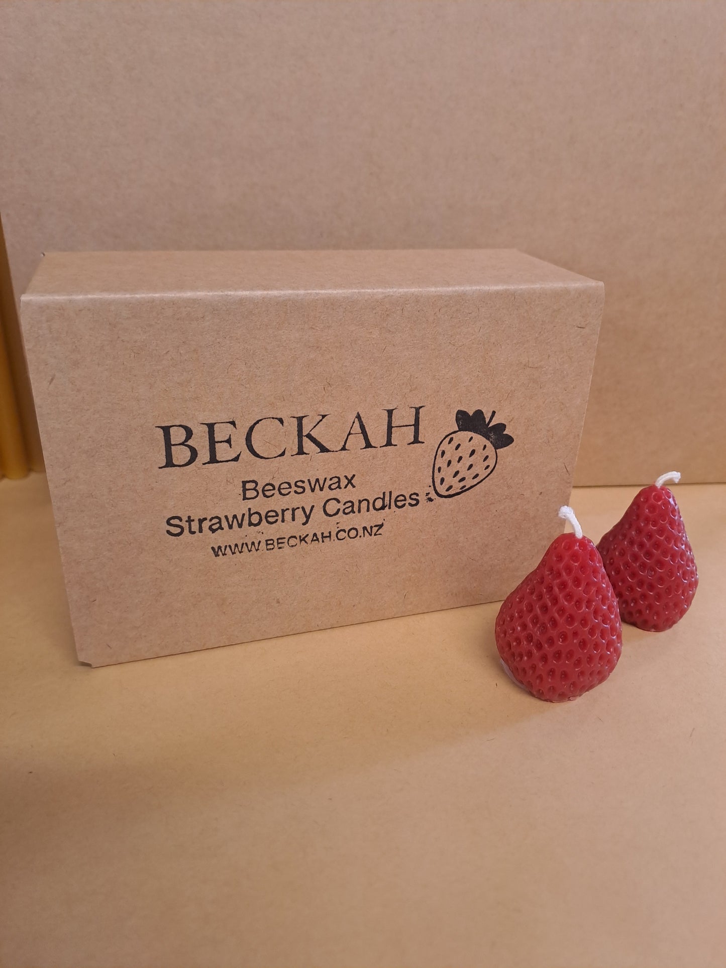 Strawberry Candles (five Pack)
