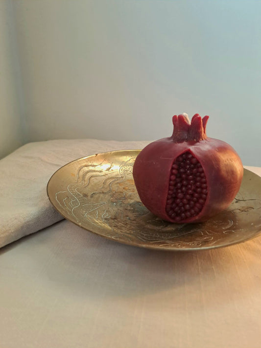 Orchard Pomegranate Beeswax Candle